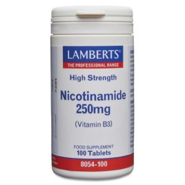 Nicotinamida 250 mg 100 comprimidos Lamberts