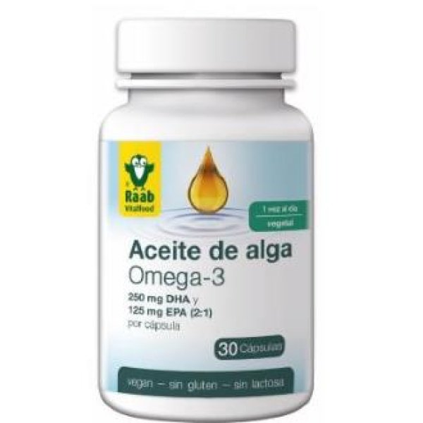 Aceite De Alga Omega 3 1183Mg 30Cap. Sg Vegan