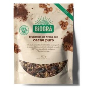 Crujientes De Avena C/Cacao Puro 325Gr Bio Vegan