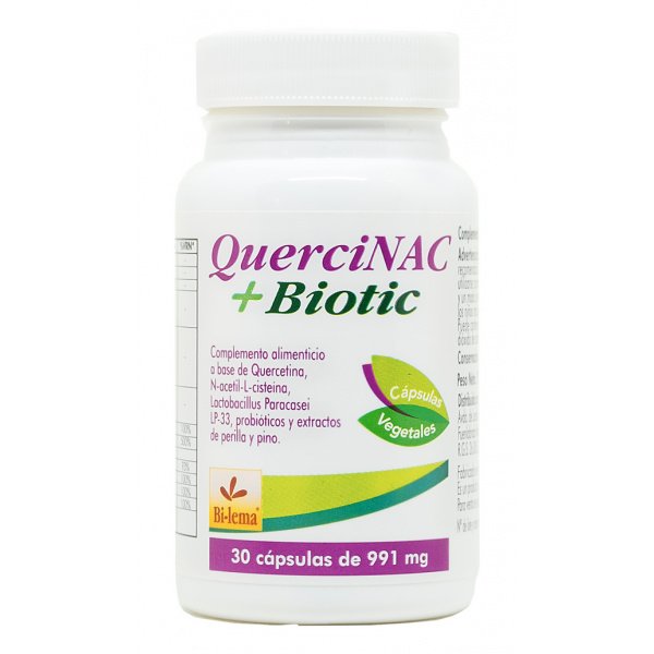 QuerciNAC + Biotic 30 cápsulas Bilema