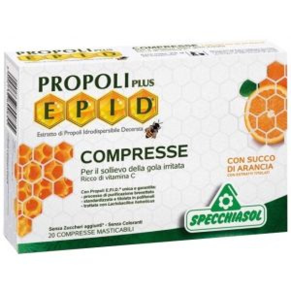 Epid Propoli Plus Naranja 20 comprimidos Specchiasol