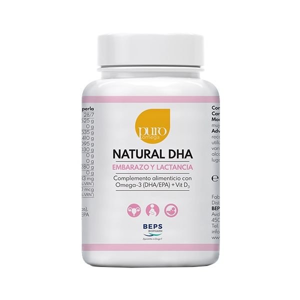 Natural DHA - Embarazo y lactancia 180 Perlas Puro Omega