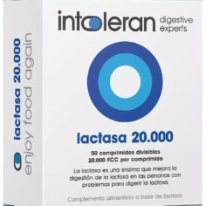 Intoleran Lactasa 20000 50 Comprimidos Intoleran