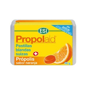 Propolaid Pastillas Blandas de Própolis Sabor Naranja 50 gramos ESI