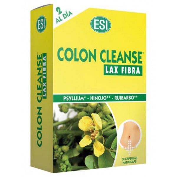 Colon Cleanse Lax Fibra 30 cápsulas ESI