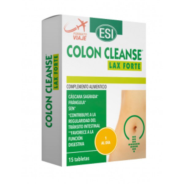 Colon Cleanse Lax Forte - Formato Viaje 15 comprimidos ESI