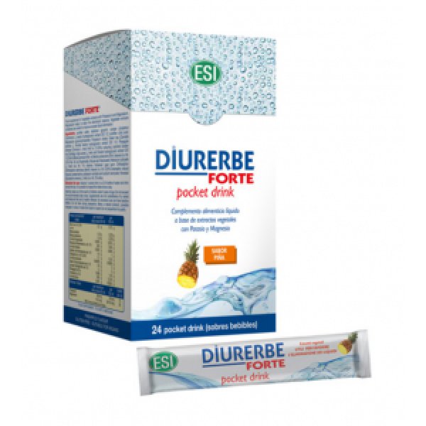 Diurerbe Pocket Drink Sabor Piña 24 monodosis ESI