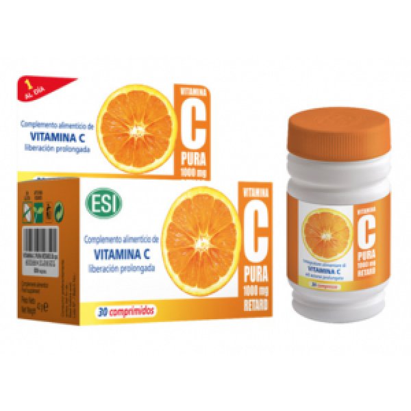Vitamina C Pura 1000 mg 30 comprimidos ESI