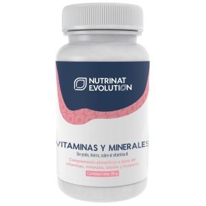 Vitaminas y Minerales 30 comprimidos Nutrinat Evolution