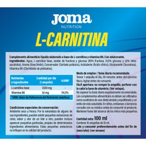 L-Carnitina 10 Ampollas Joma Nutrition