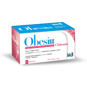 ObesiBLOC Chitosán 80 cápsulas Bie3